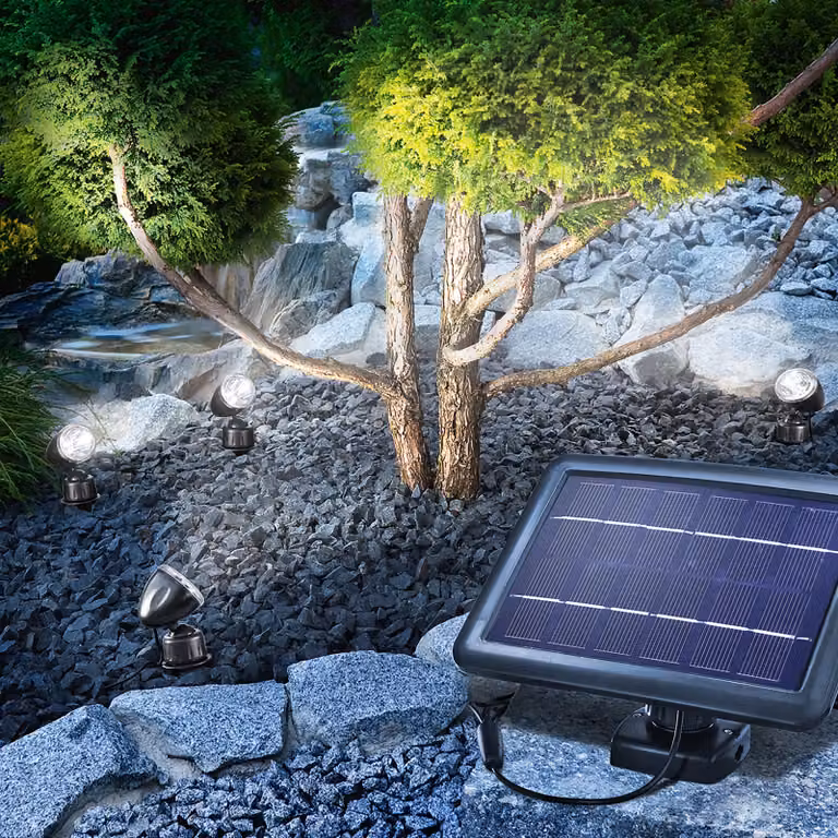 Faretto solare Quattro Power