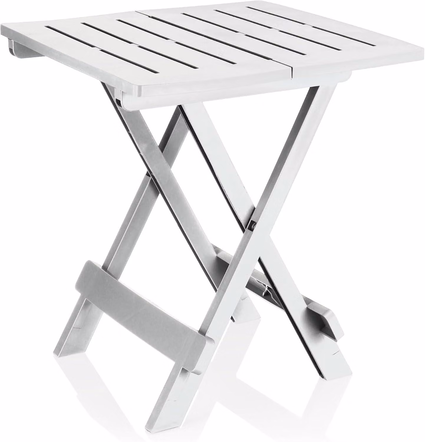 Tavolo pieghevole in plastica per campeggio – tavolino ausiliario per giardino, terrazza e balcone – tavolo da giardino salvaspazio per campeggio