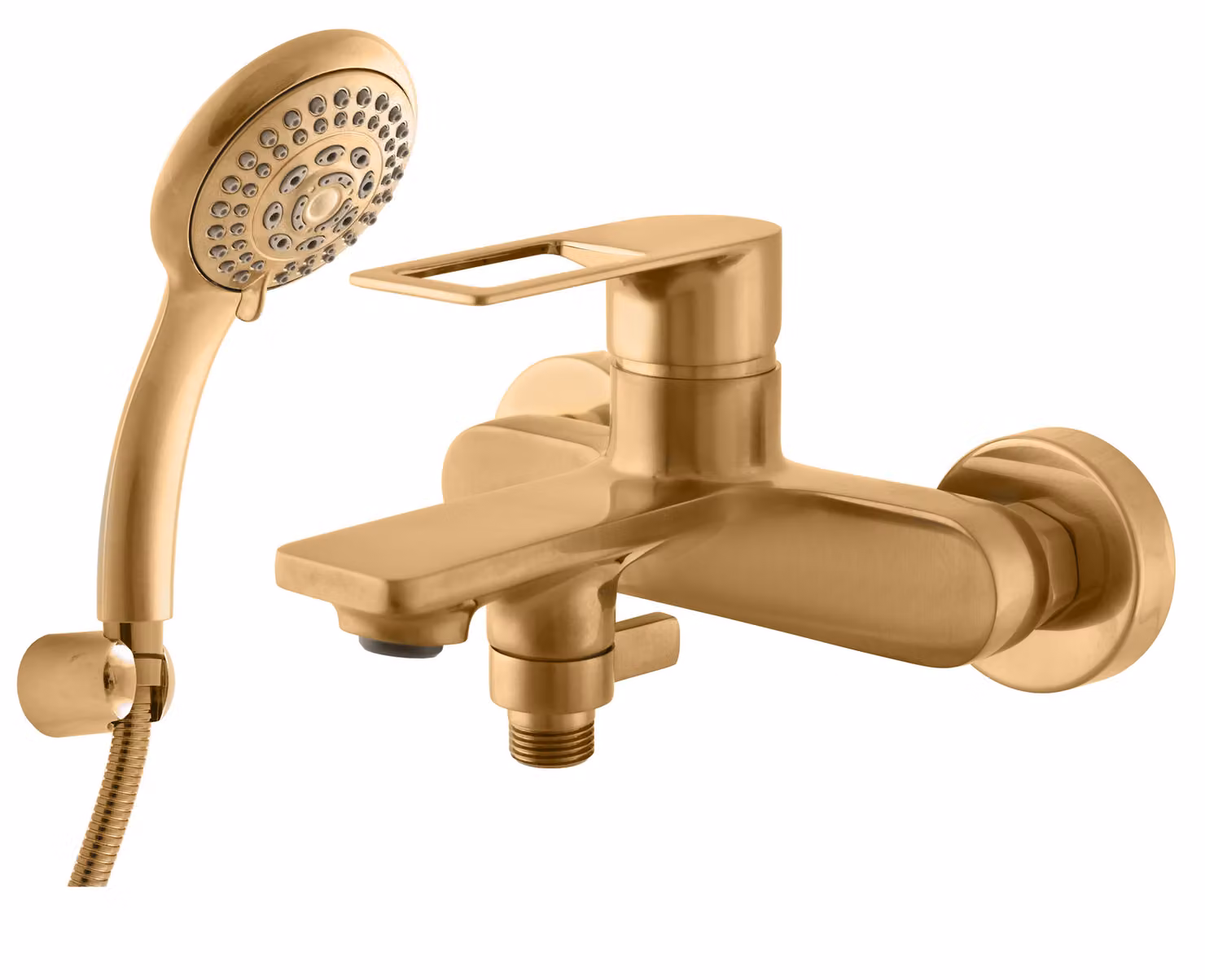 Slezák-RAV Miscelatore per bagno NIL - oro - spazzolato, Colore: ORO - spazzolato , Finitura superficiale: PVD, Dimensione: 150 mm