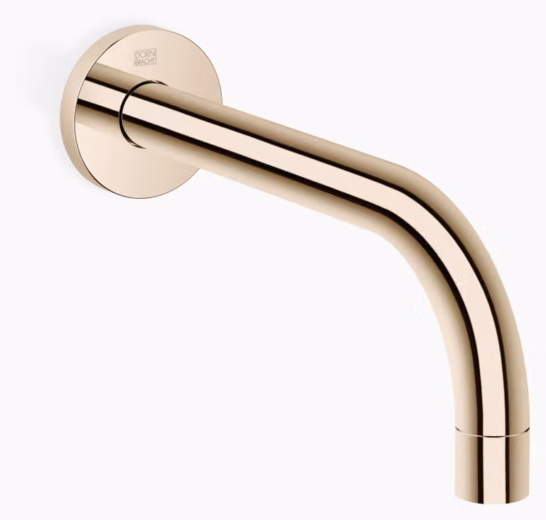 Dornbracht TARA Bec déverseur mural pour lavabos sans garniture d'écoulement, saillie 190mm, 13800882-47, 13800882-47