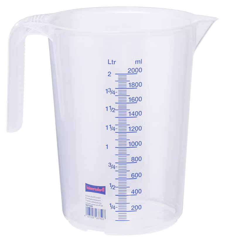 hünersdorff 937500 hünersdorff Messbecher transparent