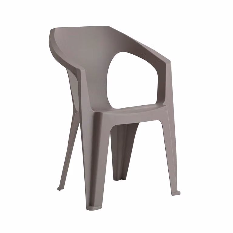 Sedia Marina TOOMAX Grigio, impilabile e resistente alle intemperie, H 83 x L 59 x P 54,5 cm