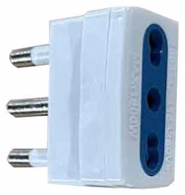 ADATTATORE SEMPLICE 16A CARDINALE 2P+T - Presa 10/16A