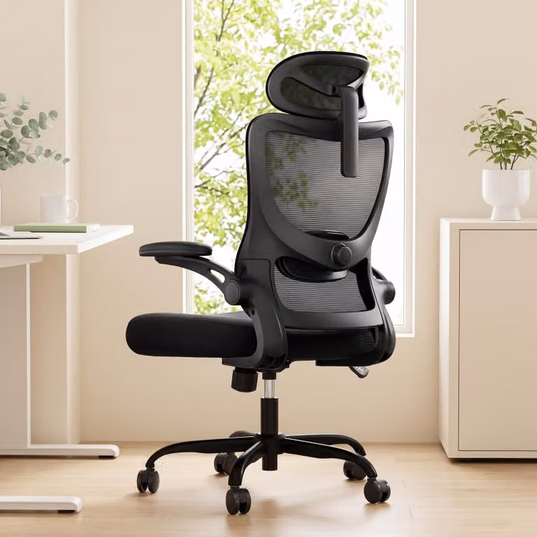 Sedia da ufficio ergonomica con supporto lombare regolabile