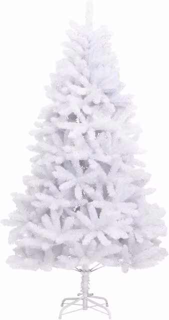 Albero di Natale artificiale bianco con base DESIGN IN, Altezza: 240 cm, Larghezza: 120 cm, Profondità: 120 cm