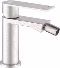 Miscelatore per bidet SOLAR argento spazzolato SCARUB1501AC