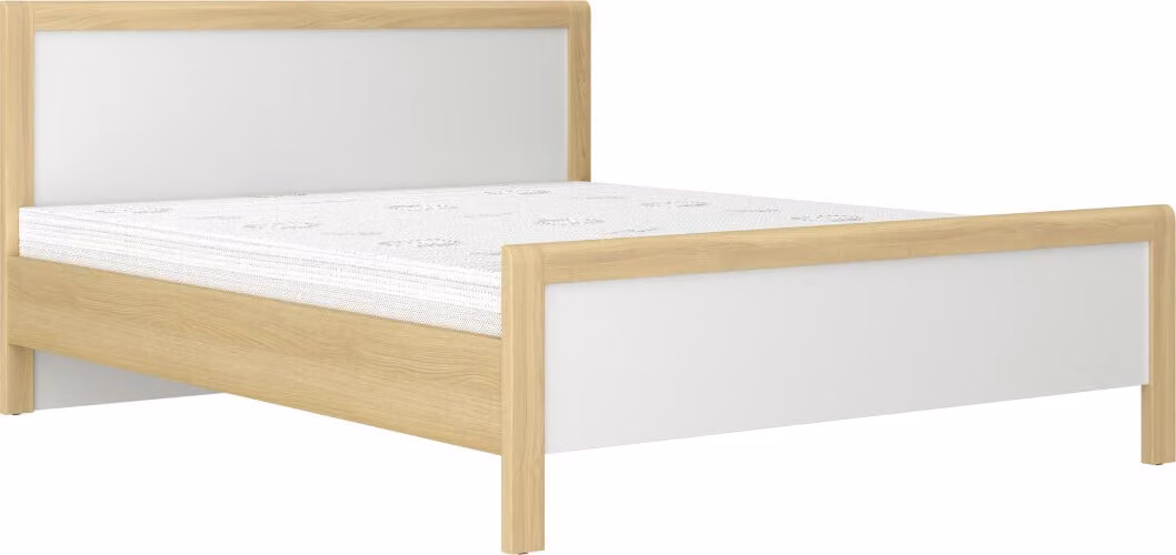 Modernes Weißes Doppelbett Schlafzimmer Betten Hochwertiges Holzgestell