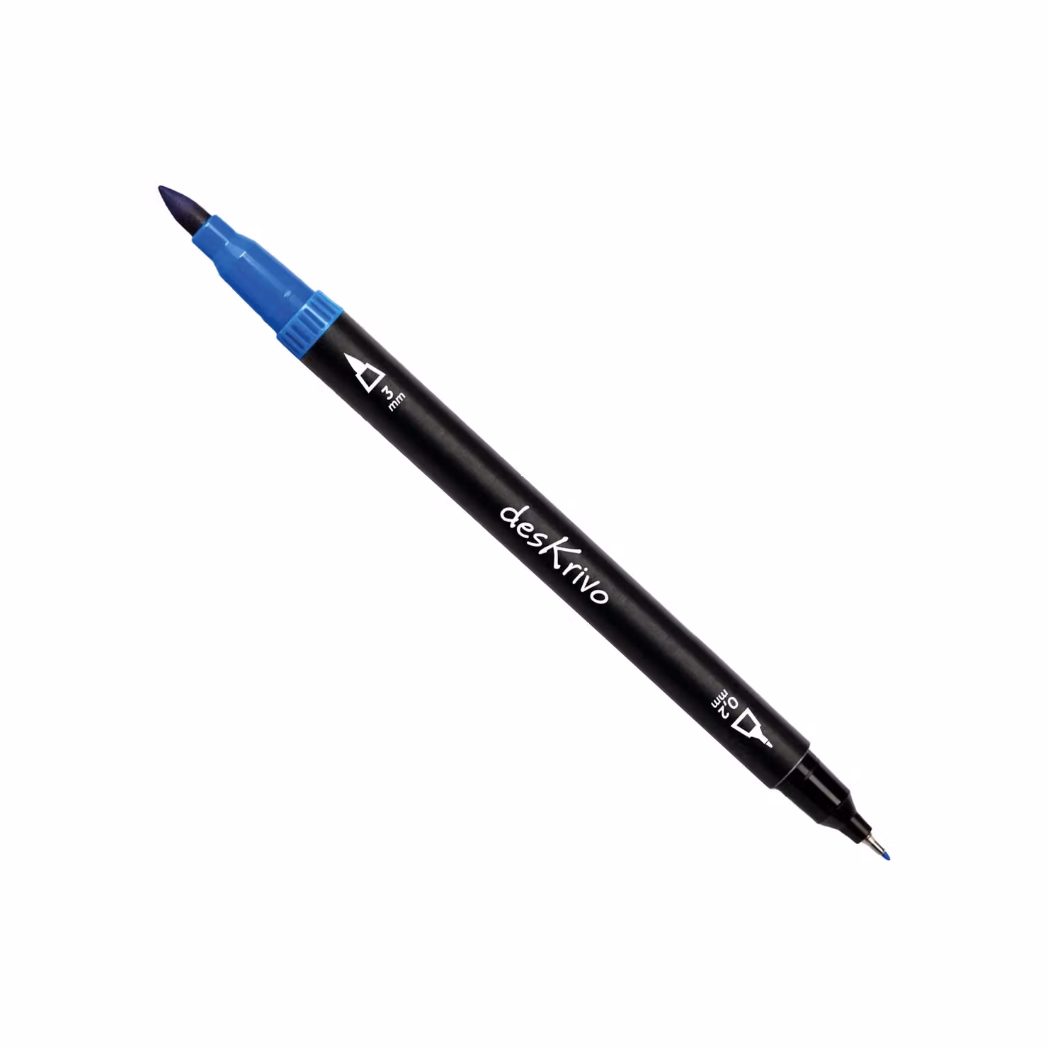 Set di 48 Pennarelli ad Acqua Indelebili desKrivo con Doppia Punta Brush e Fine, Multicolore – 2