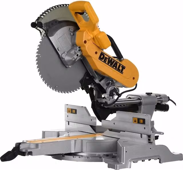 Sega troncatrice DeWalt DWS780 da banco, colore giallo, 1675 W, 3800 RPM – 1