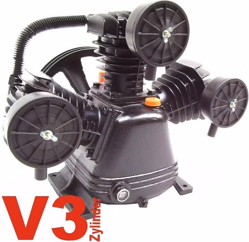 Compressore a 3 cilindri a V B4014/2 Gruppo compressore 580 L Gruppo di produzione di aria compressa