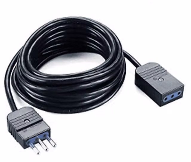 Prolunga elettrica POLYPOOL con cavo da 3 m, spina e presa 10A 2P+T, colore nero – 2