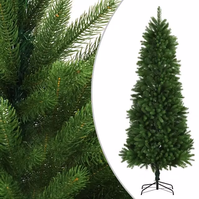 Albero di Natale artificiale verde vidaXL con effetto realistico, Altezza: 240 cm – 1