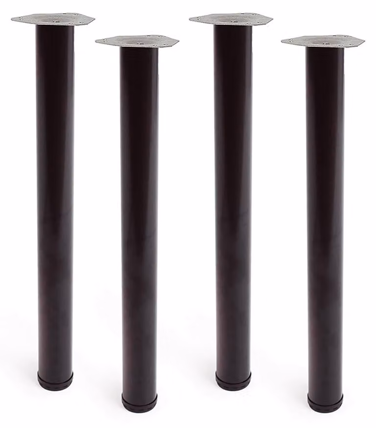 Base cilindrica nera per tavolo: stabilità e design moderno - Rei
