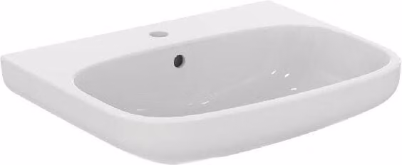 Ideal Standard i.Life A - Lavabo 600x480 mm, con sfioratore, foro per rubinetto, bianco T470501