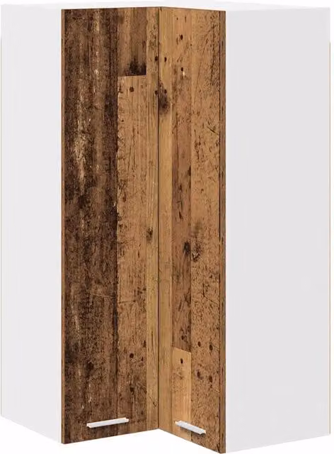 Armadio pensile moderno per cucina ampio spazio di archiviazione 57 x 57 x 100 cm in legno ingegnerizzato bianco 02_0053415
