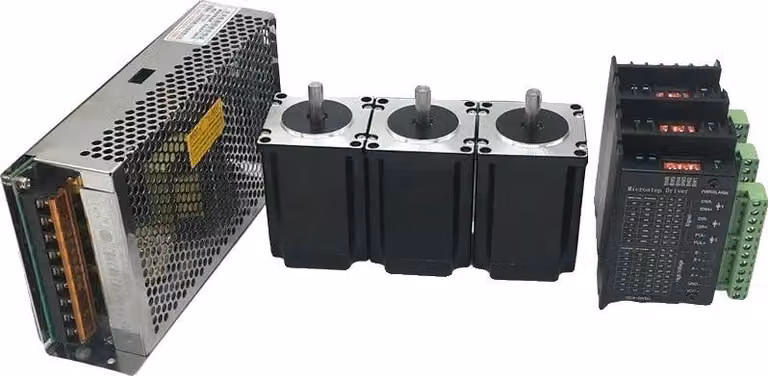 Motore passo-passo, Nema 23, driver TB6600, alimentazione 3 kit, 12Nm
