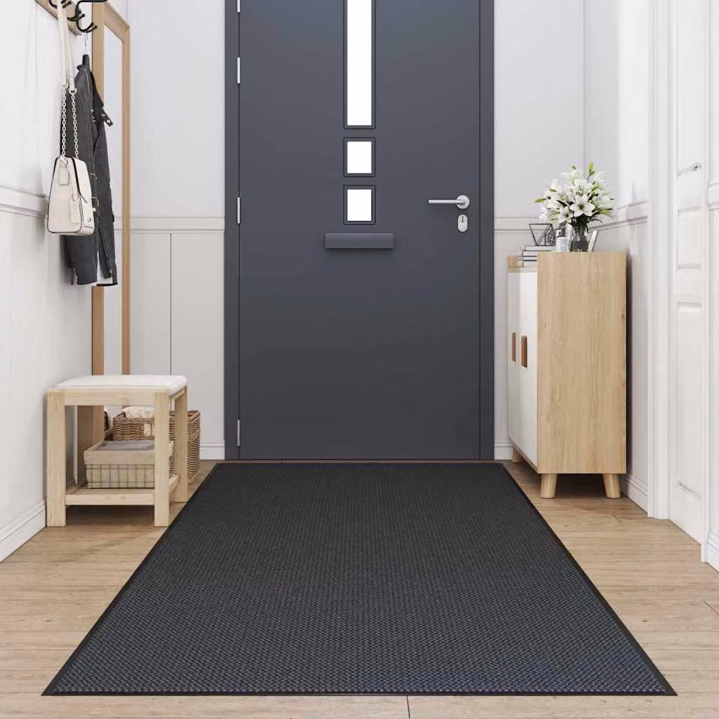 vidaXL Zerbino Nero 115x300 cm