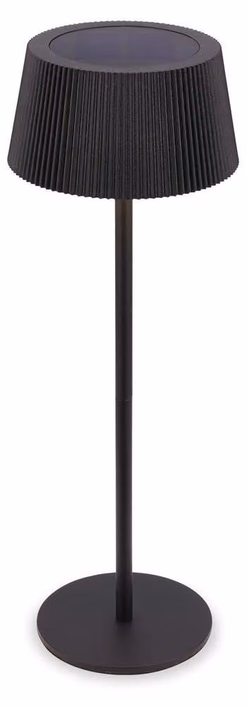Briloner Lampada da tavolo LED senza fili Ø12x34 cm 2W 150lm 3000K-6500K da bianco caldo a luce diurna nero - Lampada a batteria per balcone terrazza soggiorno