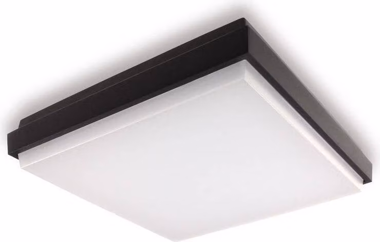 Apparecchio da soffitto quadrato QUADO, Variante: 175x175mm, 10W, 800lm