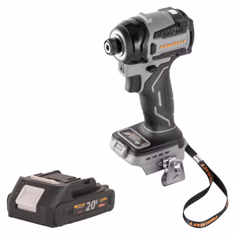 Procraft ID20Abb Avvitatore a impatto a batteria 20 V 180 Nm 1/4" + 1x batteria 2,0 Ah - senza caricabatteria