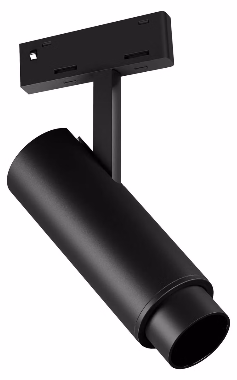 ARELUX XNET ADJ. MINI PROIETTORE per PROFILI CURVI, 7W, 48V DC, CRI 90, angolo di emissione 19-40°, UGR < 10 (a 19°), temperatura di colore 3000K