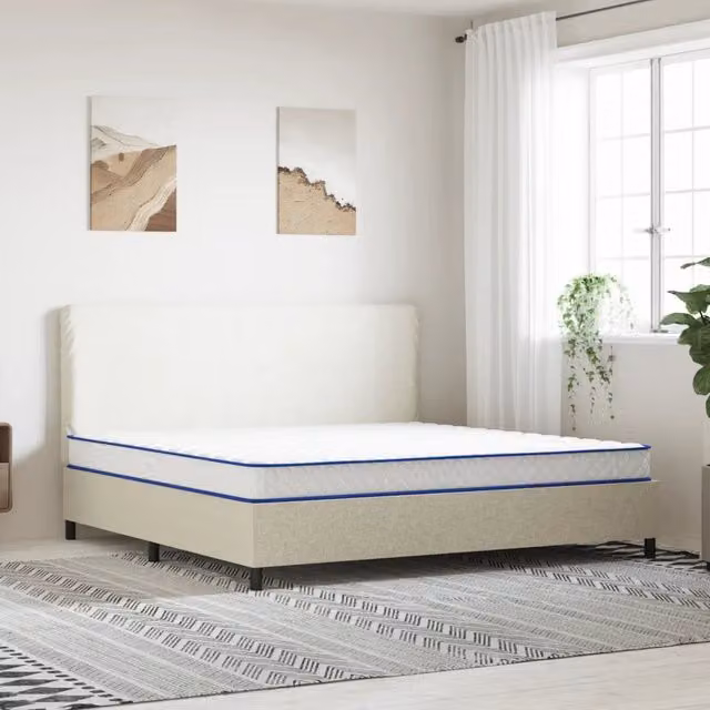 Materasso Viscoelastico con Memoria-Materasso per Letto 200 x 180 x 17 cm Morbido