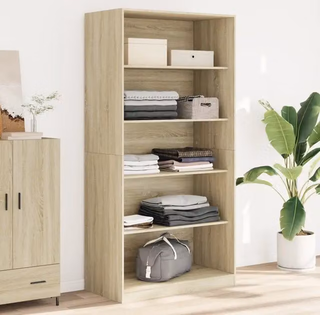 Armadio Rovere Sonoma 100x50x200 cm in Legno tecnico 3307731