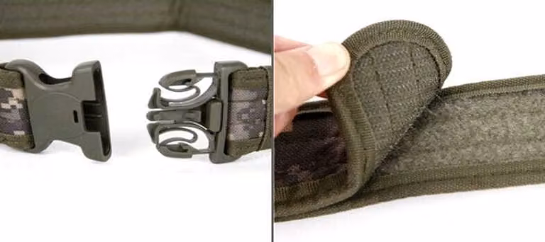Cintura militare tattica SURVIVAL, nylon, 130 cm, nero