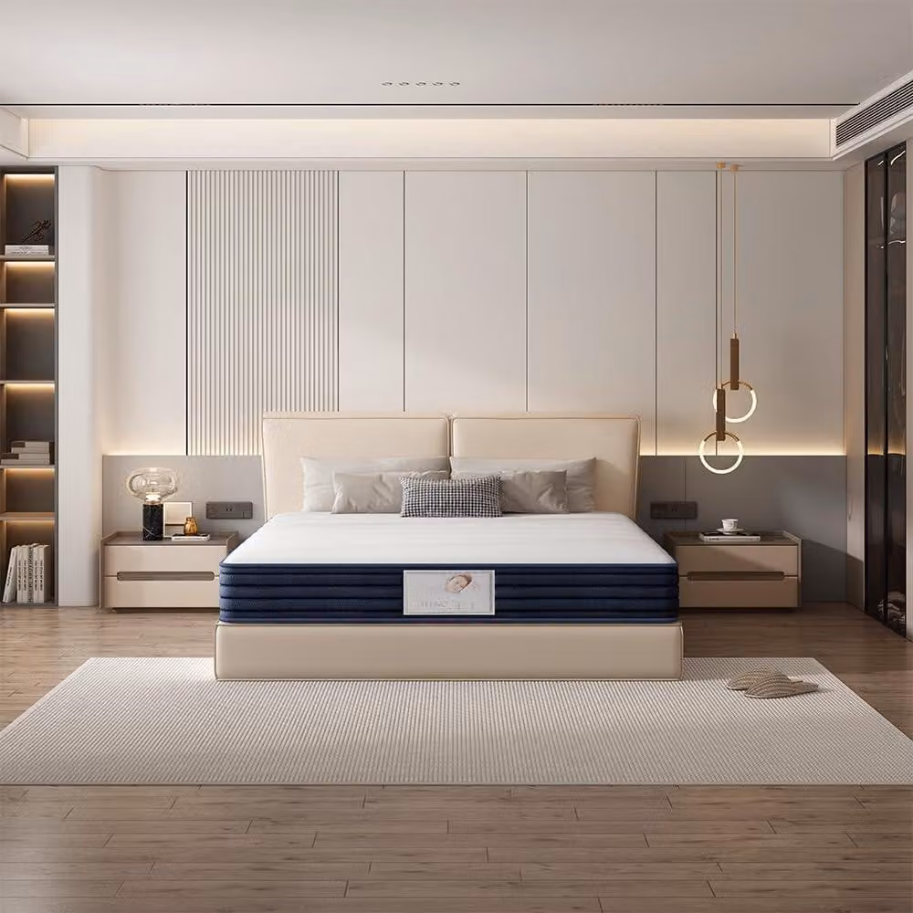 Materassi 140x200 cm, con molle insacchettate, in memory foam, altezza 22 cm