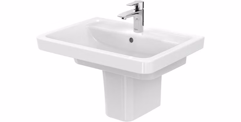 TOTO CF demi-colonne pour lavabos CF, avec kit de fixation, 200x290x295mm, LW136HFY, LW136HFY