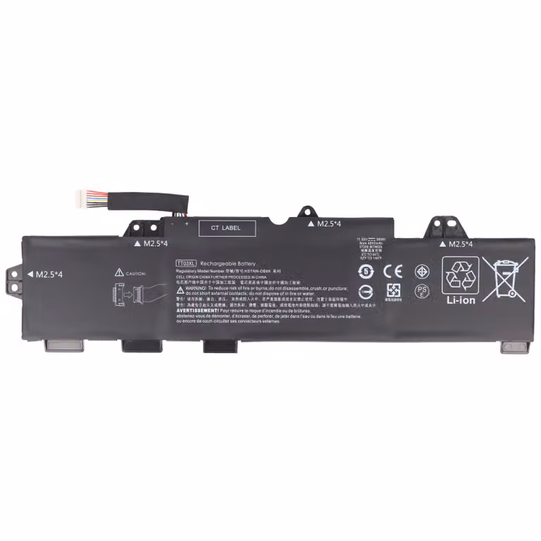 Akku passend per HP EliteBook 850 G5, Li-Polymer, 11,55V, 4850mAh, 56Wh