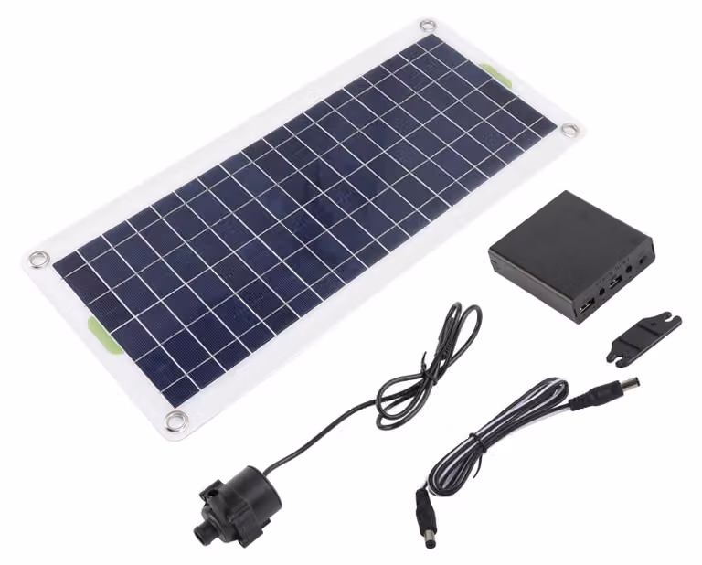 Kit pompa solare per acqua con pannello in polisilicio da 30 W per fontane e giardini idroponici alimentati ad energia solare