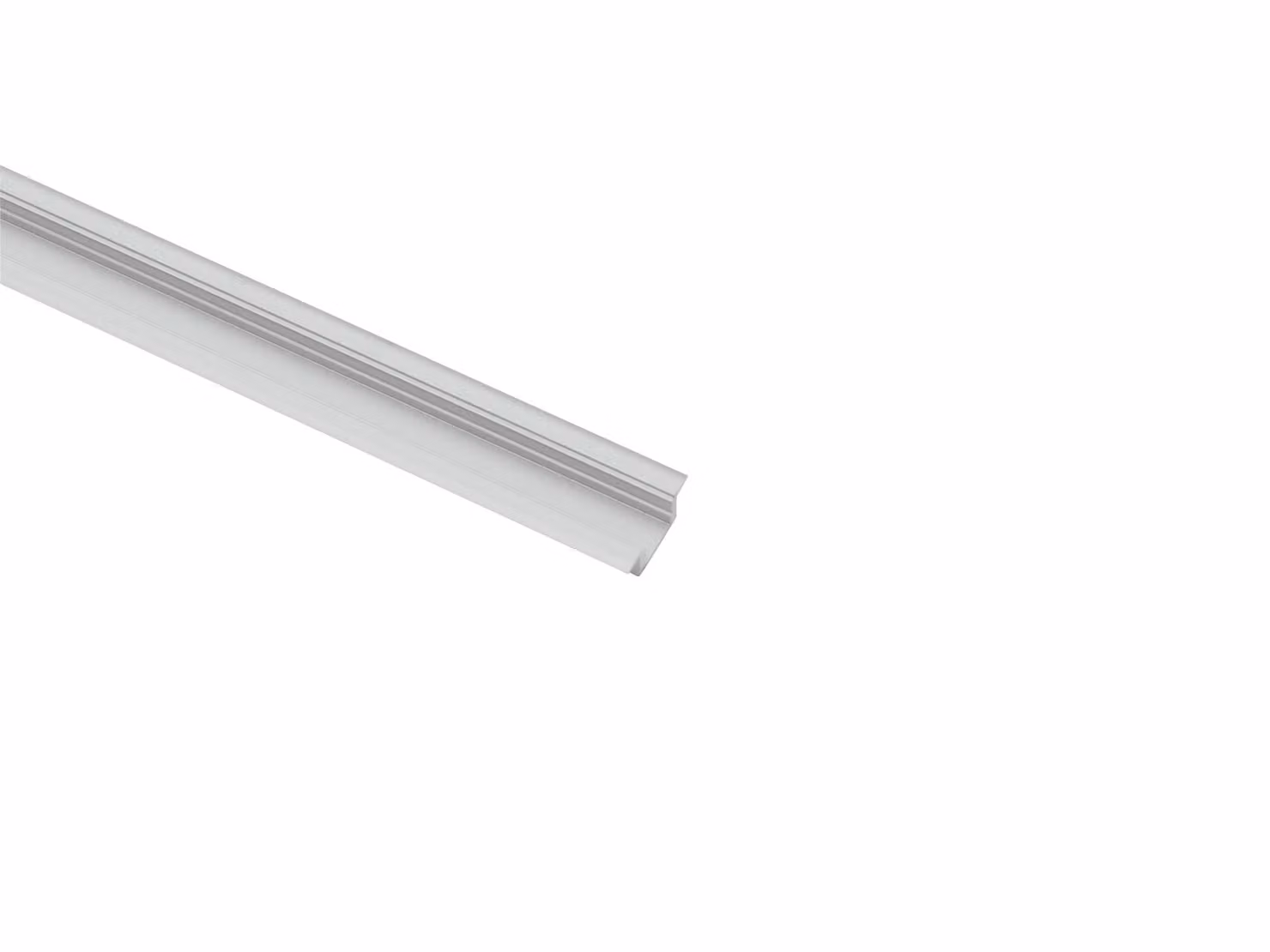 Profilo a U MSA per striscia LED argento 2m
