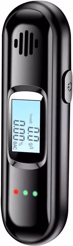Misuratore digitale di pressione con schermo LCD - Ricaricabile tramite USB-C - Bassa resistenza - Ideale per l'uso domestico e in viaggio