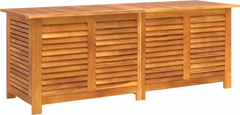 Contenitore Giardino con Feritoia 150x50x56cm Massello Acacia