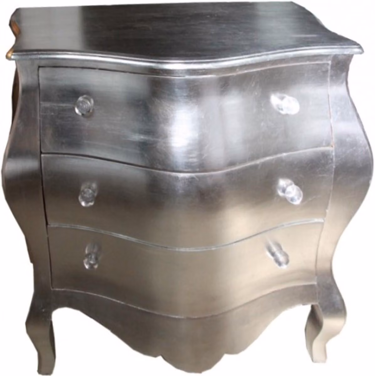 Casa Padrino Cassettone barocco in argento 105 x 64 x 92,5 cm - Pezzo unico fatto a mano