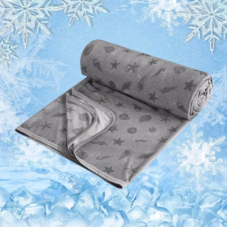 Coperta estiva rinfrescante con fibre refrigeranti