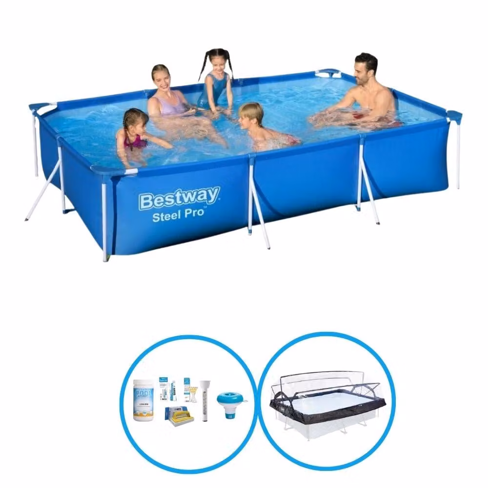 Bestway Pool Steel Pro 300x201x66 cm - Accessori inclusi