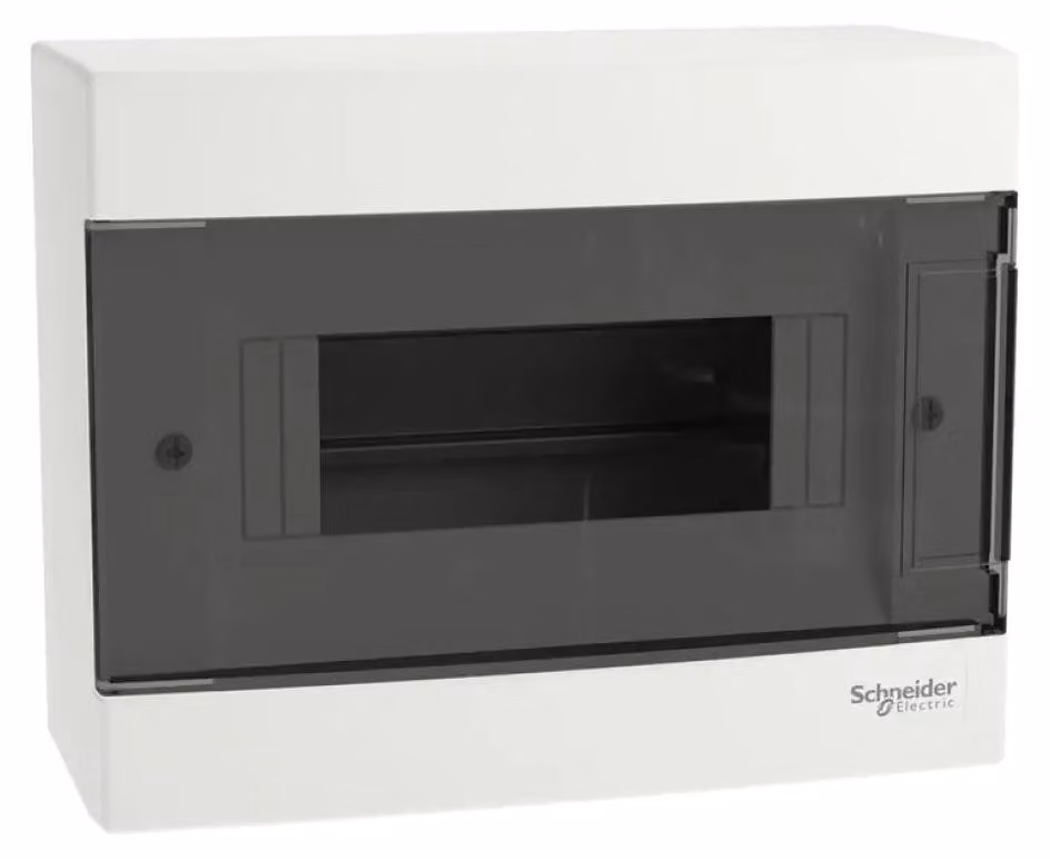 Easy9 EU IP40 custodia per montaggio in superficie EZ9EU-1-8-NT-T porta trasparente 1/8