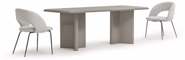 Set da pranzo 5 pezzi con tavolo da pranzo e quattro comode sedie