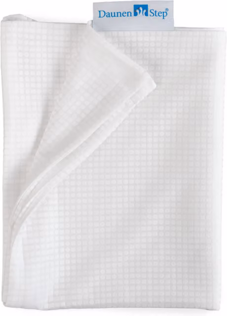 Federa termoregolatrice DaunenStep Care Fresh in lyocell traspirante, bianca