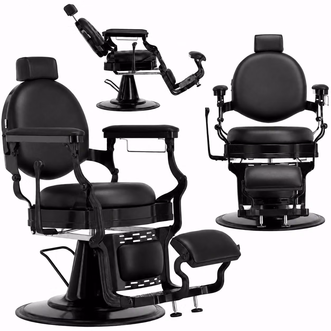 Poltrona barbiere Logan idraulica professionale per salone Barberking