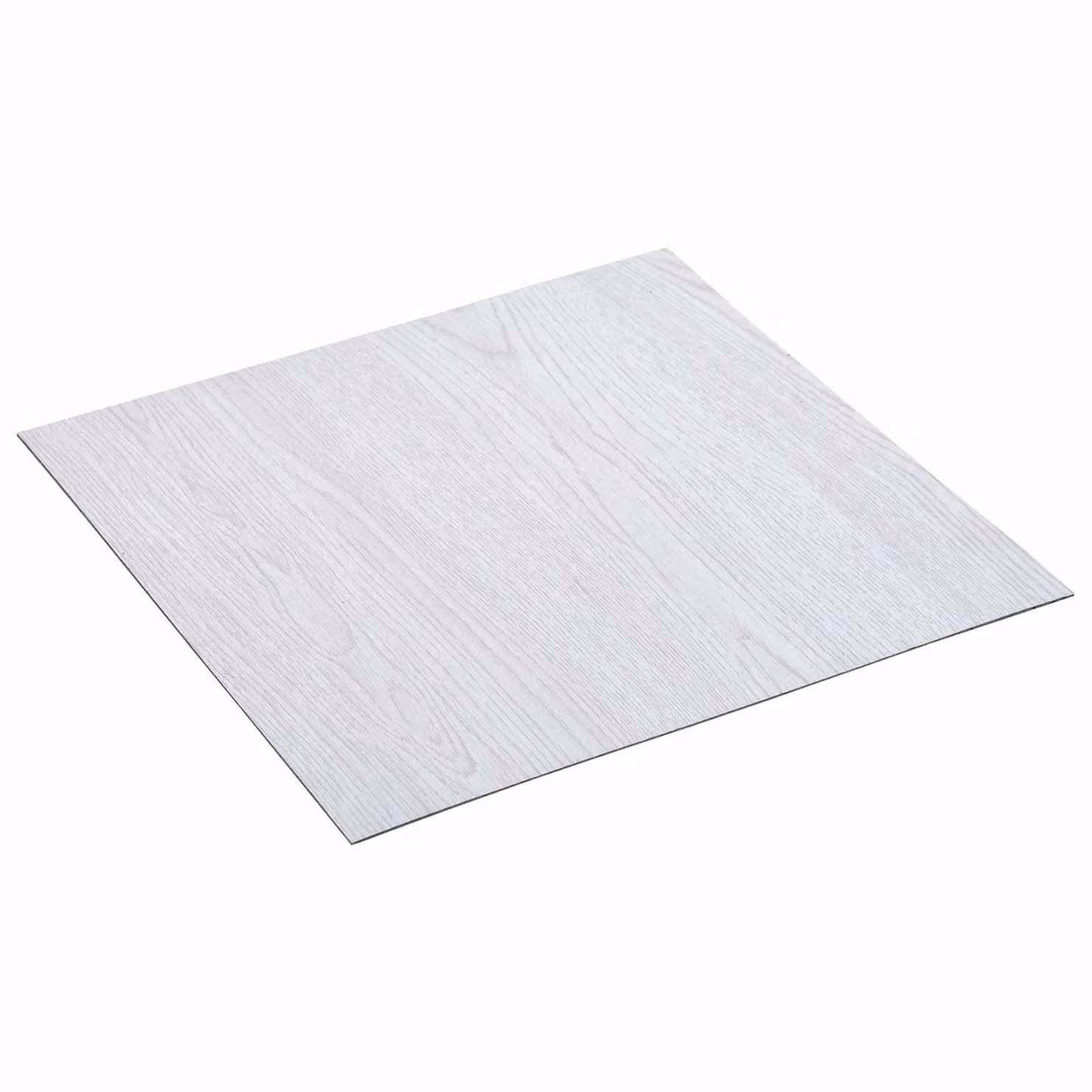 Plance per pavimentazione autoadesive vidaXL effetto legno bianco 30,5 x 30,5 cm