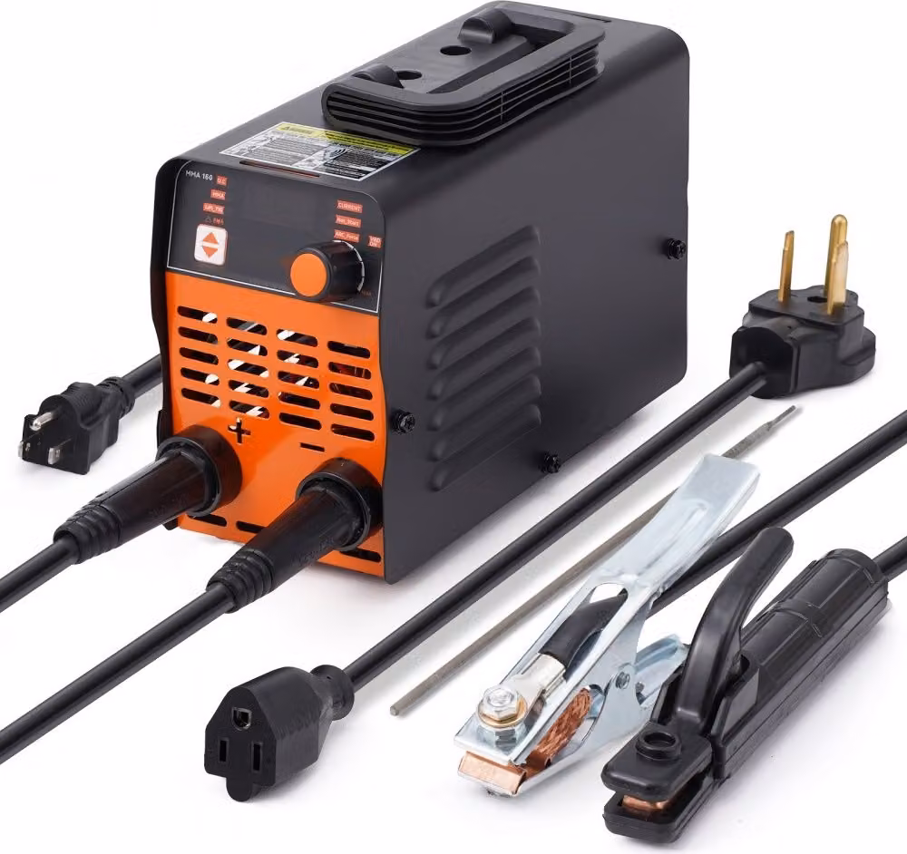 Saldatrice ARC 120A - saldatrice TIG 2 in 1 a stick/lift - elettrodi Hot Start - saldatura professionale - per lavori in metallo