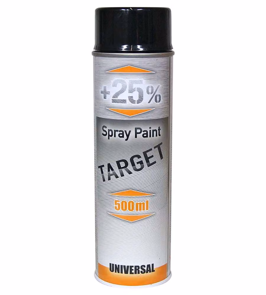 Target Vernice Spray - Nero Profondo Lucido - 500 ml