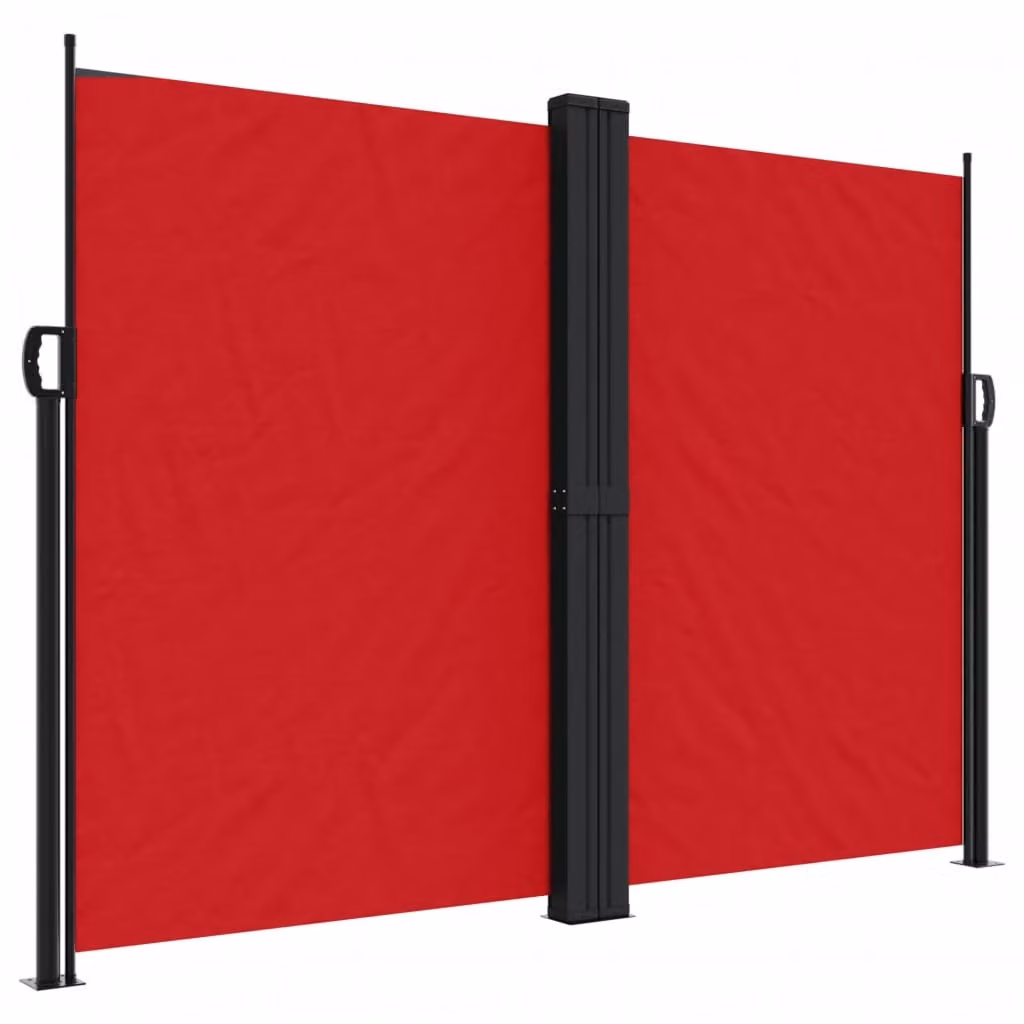 Tenda da Sole Laterale Retrattile Rossa 180x1200 cm
