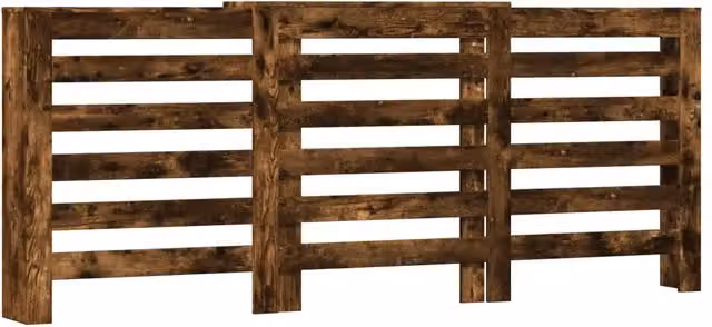 Copritirradiatore moderno mensola pratica 205 x 21,5 x 83,5 cm in legno multistrato rovere fumo 02_0049802