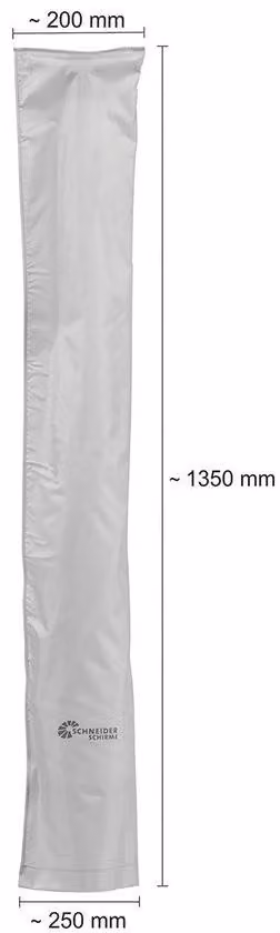Copri-ombrellone fino a 200 cm di diametro - 135 x 20/25 cm - idrorepellente e con protezione UV