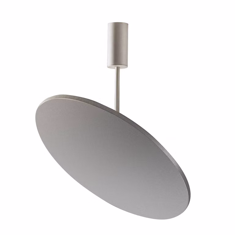 OLEV Plafoniera a LED Fluentis, Alluminio / Grigio / Zincato, Soggiorno / Sala da pranzo, Alluminio, Design, Plafoniera LED