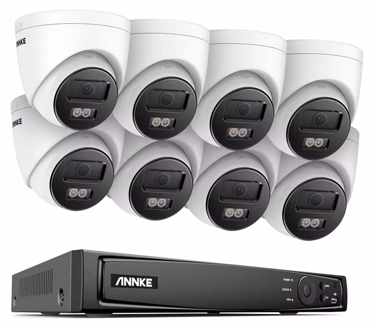 Sistema di videosorveglianza 4K Ultra HD a 8 canali - Kit di videosorveglianza - Sistema CCTV - Sicurezza con telecamere IP